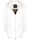 Moorer Calliope-stp Oversize Down Jacket In Weiss