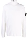 STONE ISLAND SHADOW PROJECT LOGO-PATCH ROLL-NECK JUMPER