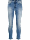 DONDUP LOW-RISE CROPPED JEANS