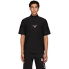 POLO RALPH LAUREN BLACK LOGO SHORT SLEEVE SWEATSHIRT