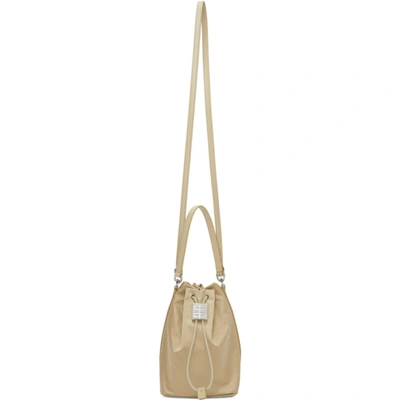 Givenchy Beige Cappuccino 4g Light Nylon Bucket Bag In 277 Beige Cappuccino