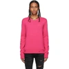 AMIRI PINK CASHMERE DESTROYED & REPAIRED SWEATER