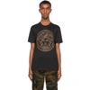 Versace Medusa Crystal-embellished T-shirt In A1008 Black