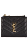 SAINT LAURENT SAINT LAURENT MONOGRAM ZIPPED CARD CASE