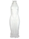 ROBERTA EINER ANGEL MIDI BODYCON DRESS WHITE,8E166AA1-117F-E0C8-35CF-D3ACEB2F7307