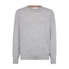 Brunello Cucinelli Cashmere Crewneck Sweater In Galet