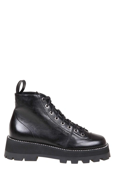 Jimmy Choo Colby Combat Boots In Black