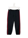 Gucci Logo Trackpants In Blue