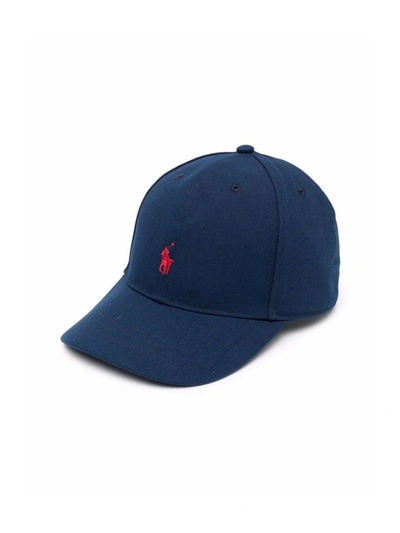 Polo Ralph Lauren Embroidered-logo Baseball Cap In 蓝色