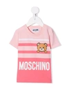 MOSCHINO TOY-BEAR PRINT T-SHIRT,16984929