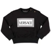 VERSACE VERSACE KIDS 90S VINTAGE LOGO PRINTED SWEATSHIRT