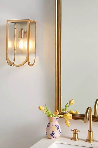 Anthropologie Lana Sconce In Gold