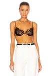 Kiki De Montparnasse Coquette Demi Bra In Black