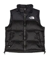 The North Face Black 1996 Retro Nuptse Down Vest In Recycled Tnf Black
