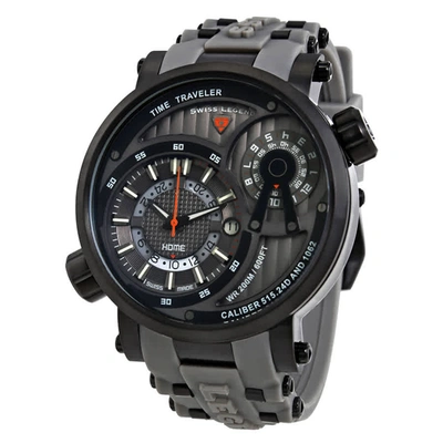 Swiss Legend Time Traveler Mens Watch Sl-13841sm-bb-014-grys In Black,grey