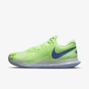 Nike Court Zoom Vapor Cage 4 Rafa Men's Hard Court Tennis Shoes In Lime Glow,white,hyper Blue