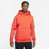 Jordan Essentials Men's Fleece Pullover Hoodie In Orange