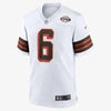 Nike Nfl Cleveland Browns Men's Game Football Jersey In White