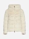 Herno Faux-fur Short Down Zip Jacket