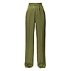 Aggi By Halewski Jessie Satin Olive Brach Trousers In Brach