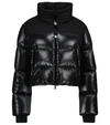 Moncler Jasione Cropped Padded Down Jacket In Black