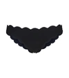 Marysia Antibes Scalloped Bikini Briefs In Black Indigo