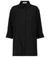 The Row Elada Button-down Shirt In Black