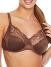 Chantelle Pont Neuf Underwire Bra In Walnut