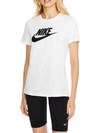 Nike Women's  Sportswear Essentials Logo T-shirt In White