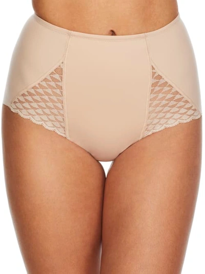 Simone Perele Control High-waist Brief In Peau Rose