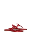 Tory Burch Miller Sandal, Patent Leather In Berry