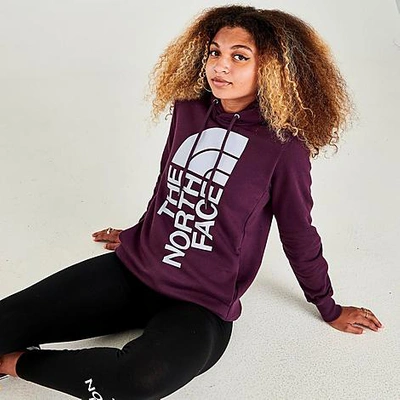 The North Face Inc Women's Trivert Logo Pullover Hoodie In Blackberry