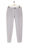 14th & Union 5-pocket Performance Pants In Med Grey Hthr