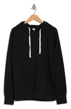 Fleece Factory French Terry Pullover Hoodie In Black
