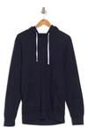 Fleece Factory French Terry Pullover Hoodie In Navy