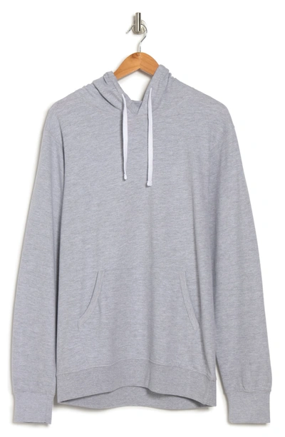 Fleece Factory French Terry Pullover Hoodie In Grey Mix
