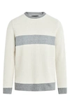 JOE'S INSIDE OUT HEATHERED DETAIL FRENCH TERRY SWEATSHIRT