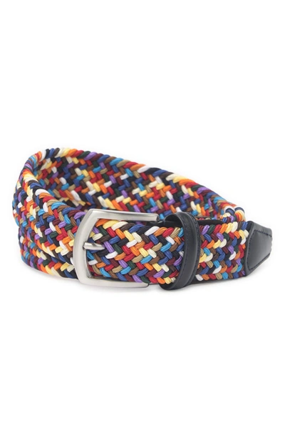 Anderson's Paracord Belt In Classic Rainbow