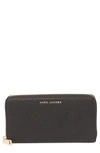 MARC JACOBS MARC JACOBS TEXTURED LEATHER CONTINENTAL WALLET