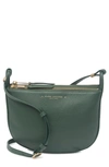 Marc Jacobs Supple Leather Crossbody Bag In Cucumber