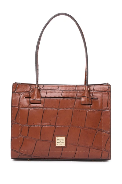 Dooney & Bourke Janine Satchel In Cognac