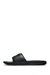 Nike Victori One Sliders In Triple Black In 001 Black Black