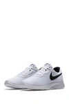 Nike Tanjun Sneaker In 100 White/black