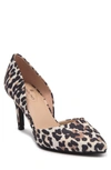 Bandolino Grenow D'orsay Leopard Print Pump In Whifb