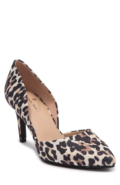 Bandolino Grenow D'orsay Leopard Print Pump In Whifb