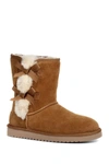 KOOLABURRA BY UGG KOOLABURRA BY UGG VICTORIA SHORT GENUINE SHEARLING & FAUX FUR BOOT