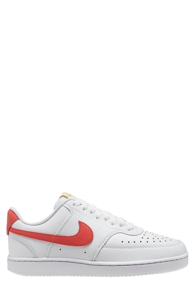 Nike Court Vision Low Sneaker In 112 White/mgcemb