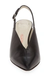 Amalfi By Rangoni Pinerolo Slingback Pump In Black Leather