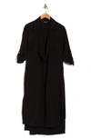 PAPILLON LONG CUFFED SLEEVE TRENCH COAT