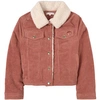 Chloé Stretch-cotton Corduroy Jacket In Pink